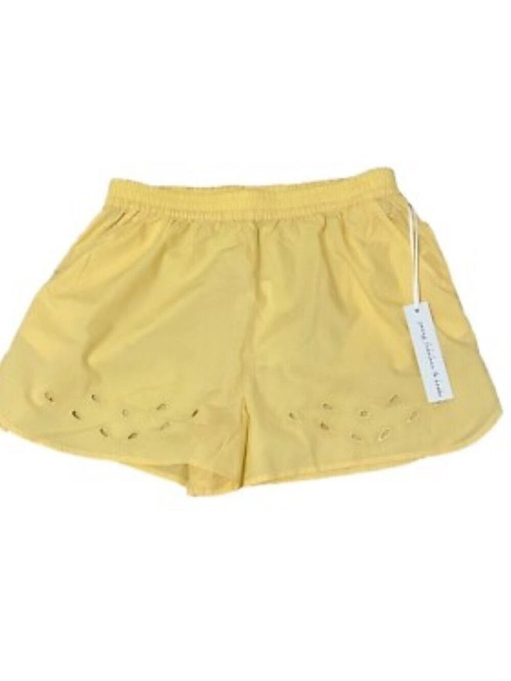 Young Fabulous & Broke nwt Sunny Yellow cotton eyelet lace detail Shorts medium